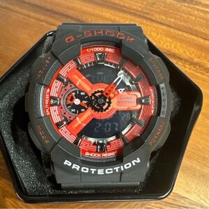 G-Shock Dual Display Black and Red Watch Spider-Man